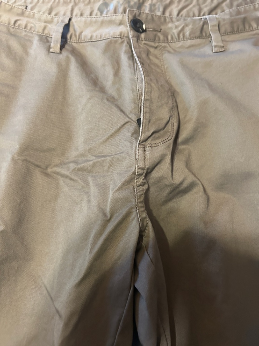 Vuori Olive-Taupe Stretch Cotton Pants